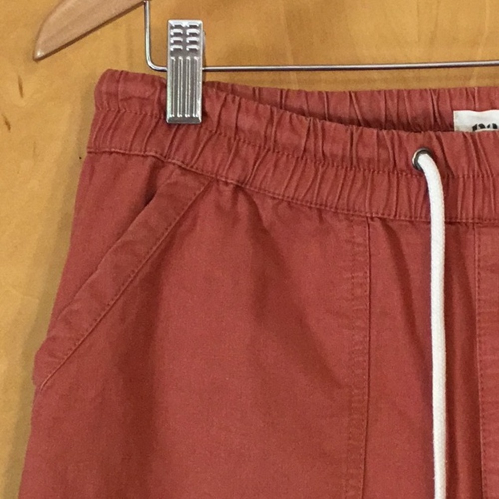 Pact Rust Red / Terracotta Drawstring Joggers Size Medium - Picture 4 of 9